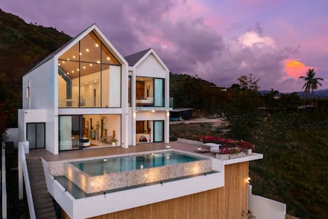 3 Bedroom Sunset Seaview Villa with Infinity Pool