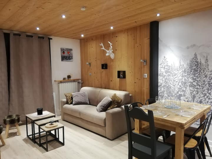 Apt 4 Personnes, Au Pied Du Télésiège, 32m2 Rénové - Les Deux Alpes