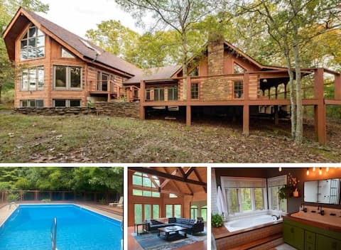 Secluded and Stunning Lodge - Hot Tub, Hiking