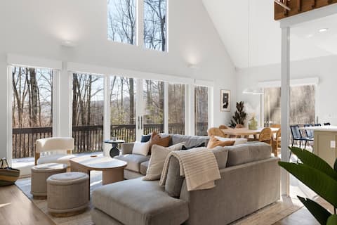 Curated Contemporary for lakes, forest & ski hills
