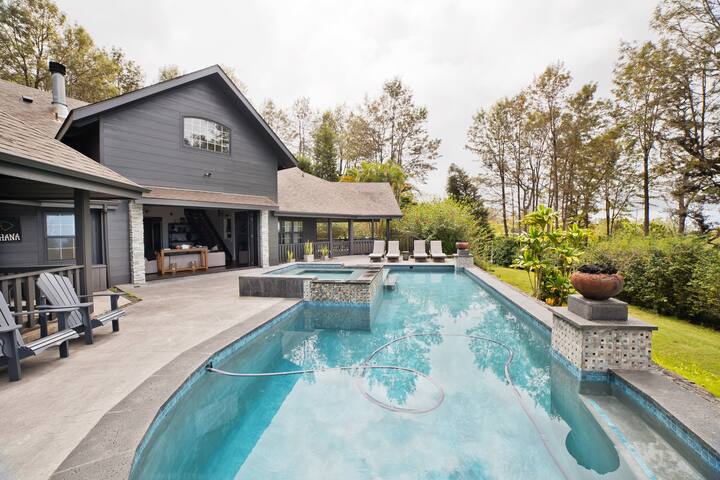 Gated 5BR Kona Estate—Pool, hot tub, Ocean View gallery image 4