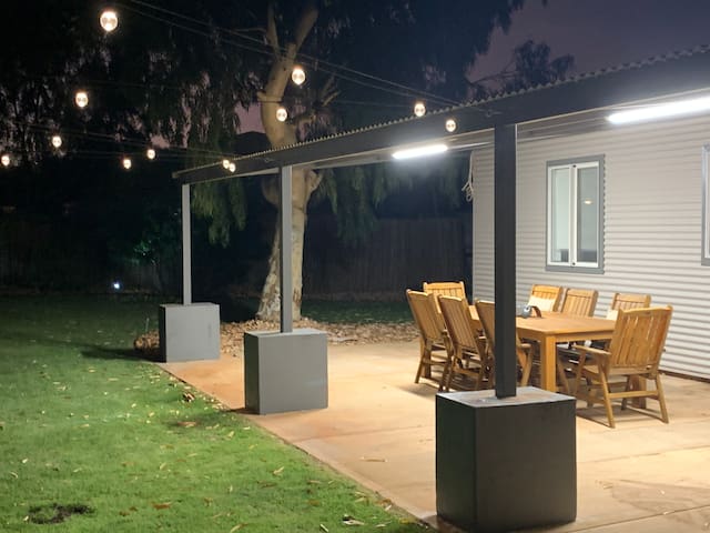 Spacious property with large grass backyard.