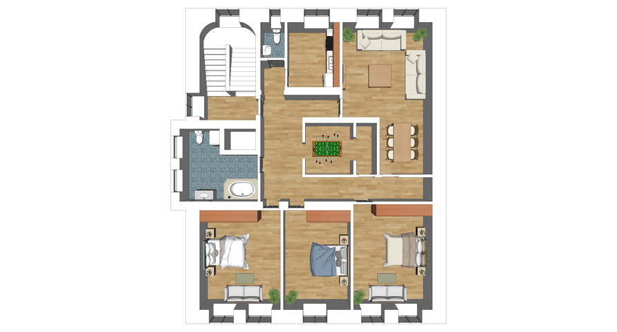 ※ Flatista Homes – Old Town ※ 6 Guests ※ 160 Sqm ※ gallery image 2