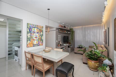 High standard in Savassi with air conditioning.