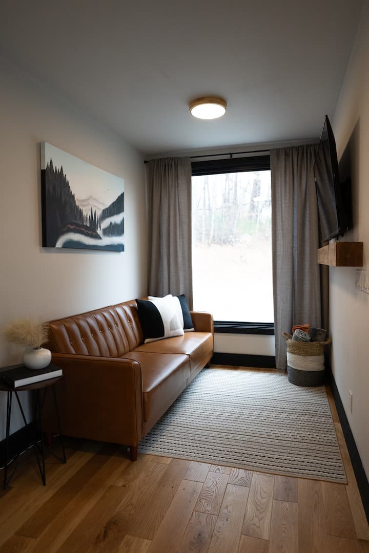 Sleeper sofa is perfect for guests or kids