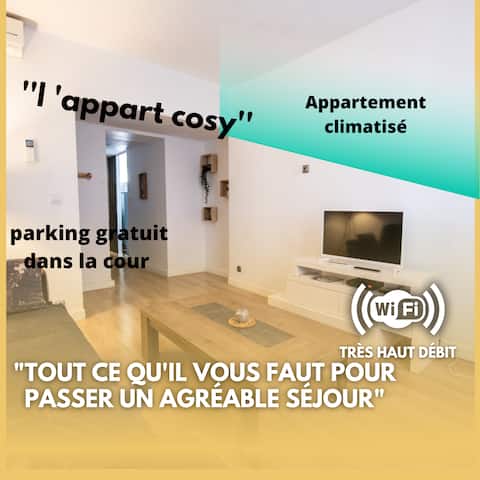 Cozy apartment with private parking space