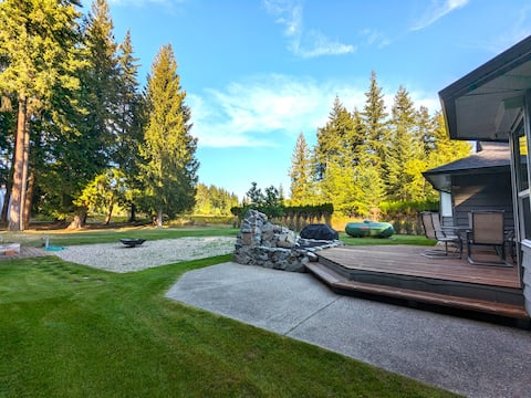 Across street from Lake, w/ Huge Beautiful Yard