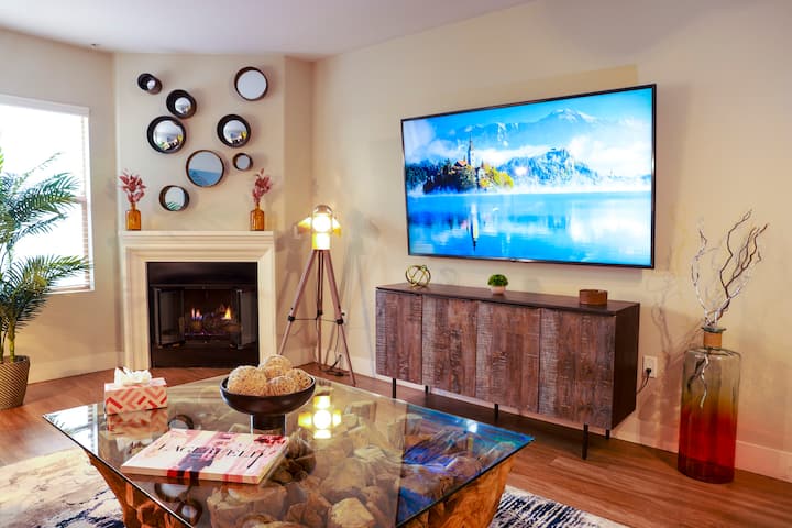 One Bedroom King Garden View+EV Space+Pool,Spa,Gym