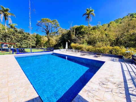 HEATED POOL - 24H Host - 6 Private Bedrooms - Ibiúna