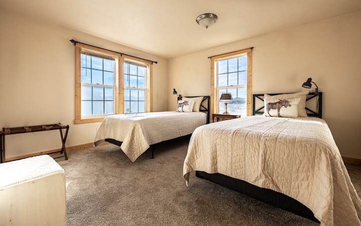 Chumba cha kulala na vitanda 2 Twin Twin.