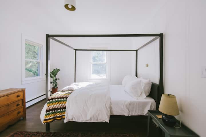 Bask in the natural light of Bedroom #1 or close the blinds at night and sleep in.