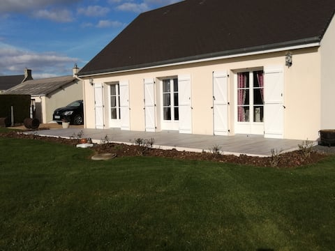 House overlooking the marshes, near Omaha Beach.