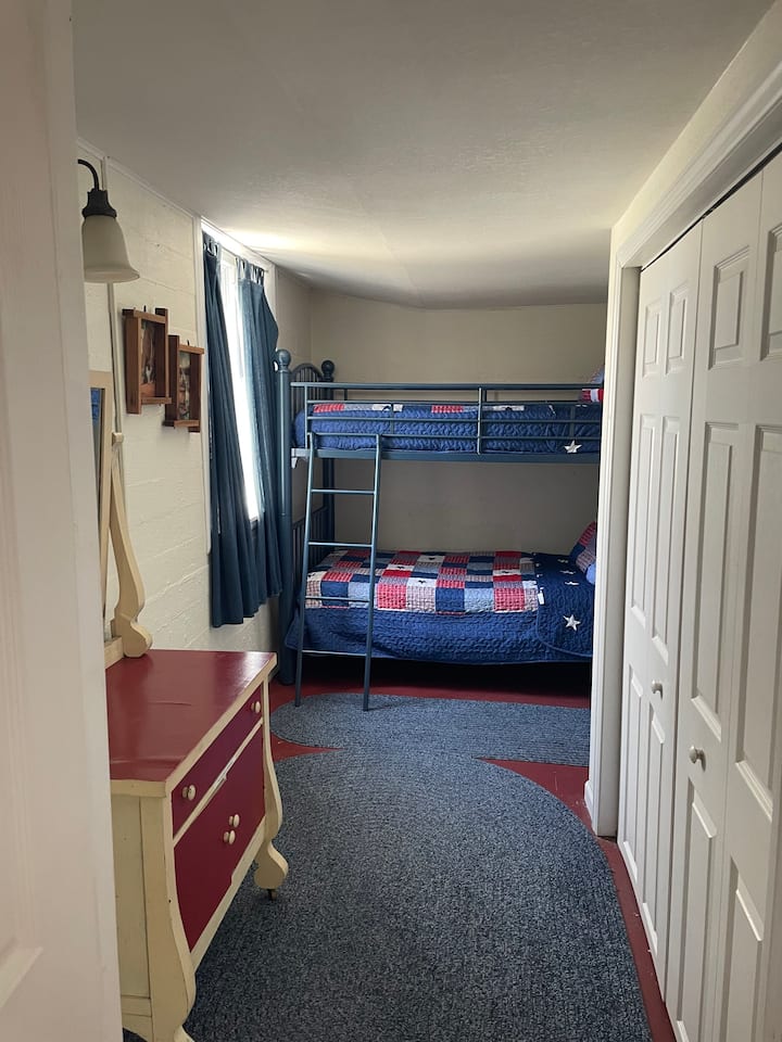Bunk Bed room- This room is only available when the home is booked with 7 or more people. 