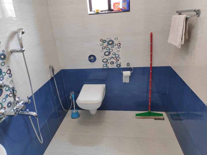 Toilet with 24 hrs hot and cold