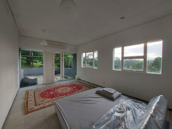 Kamar Tidur 4: 2 единични легла, di lantai 2, изглед Голф