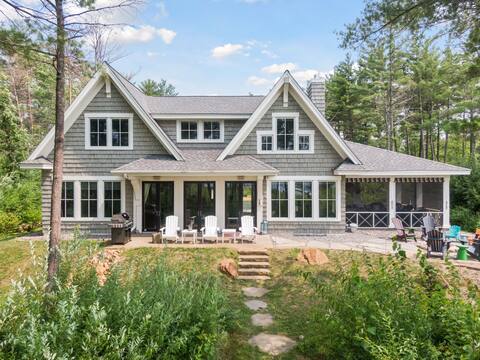 Charming Cape Cod style, with perfect sand beach