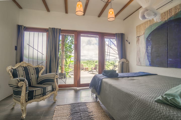 إطلالة على جناح 1 وتراس هادئ