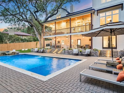 7 BR on the Creek | Pool | Spa | Close to Downtown