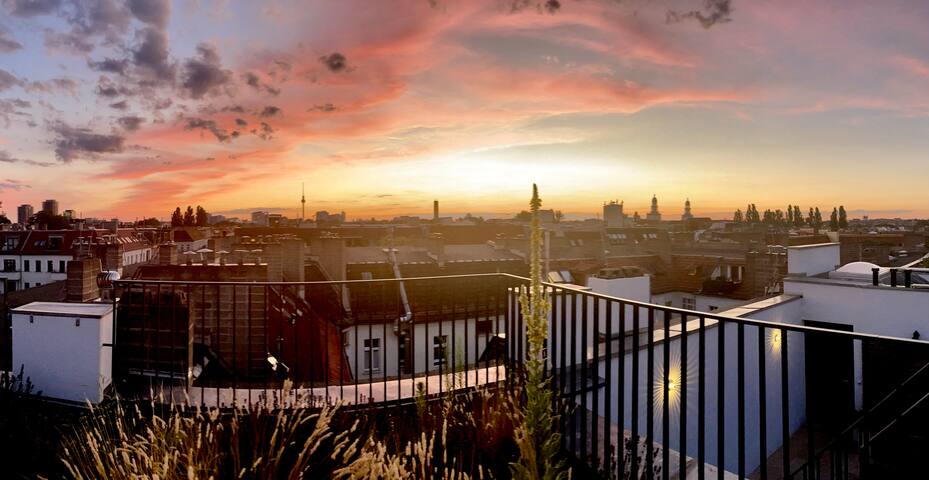 Huge luxury top floor loft with 360° roof terrace gallery image 5