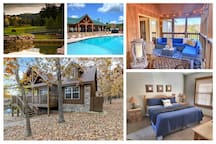 Branson Cabin, Heated Patio w/TV, Swim, Fish, Golf