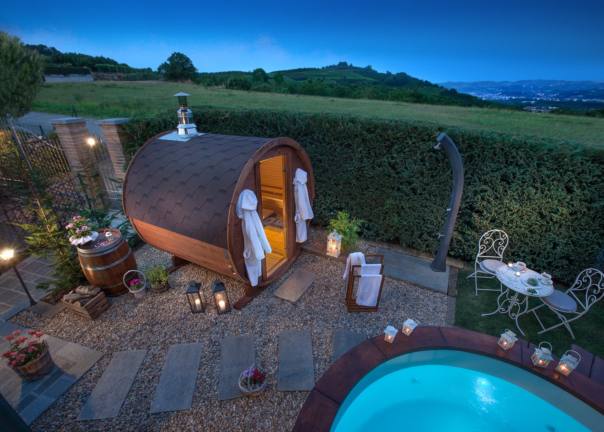 Panoramic house with private spa - Roncaglia Suite