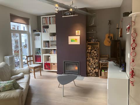 Top Airbnb: Camille : duplex with garden in a quiet area in Région De Bruxelles Capitale