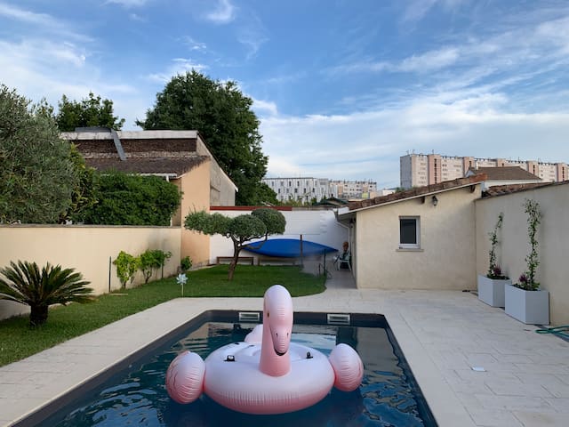 Grande maison avec piscine 4ch Bordeaux Le Bouscat