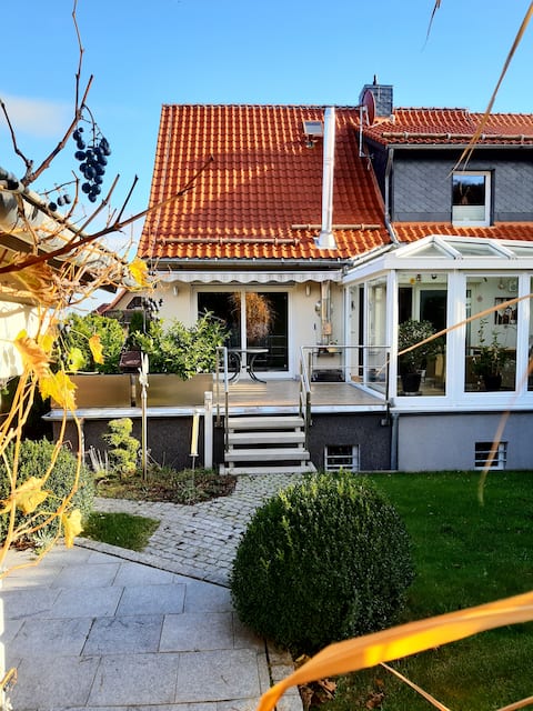 Popular Airbnb listing: Refugium Wernigerode with fireplace and sauna in Wernigerode