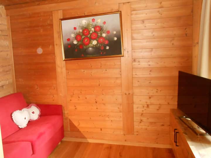 Për fëmijët, një divan krevat (i zgjatshëm) është i disponueshëm në dhomën e ndenjjes.