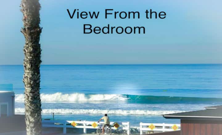 Ocean Views From Liv & Bedroom - Lovely Surf Town - San Diego, CA