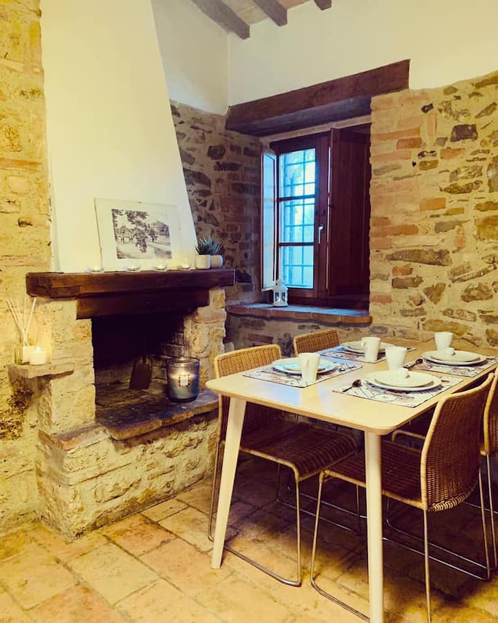 Maison De Campagne Historique Avec Piscine Privée - Umbrien