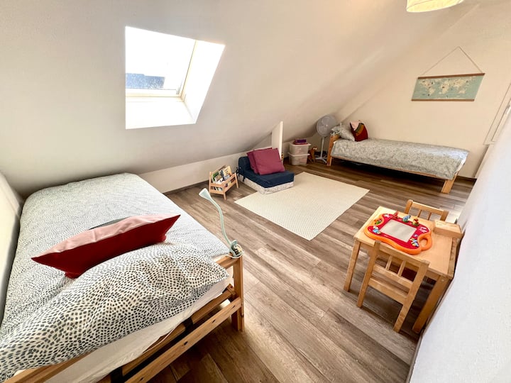 Chambre 2 : 2 lits simples 