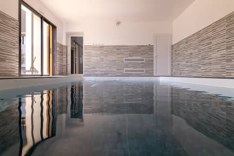 "Melen" Villa with indoor pool heated to 28°