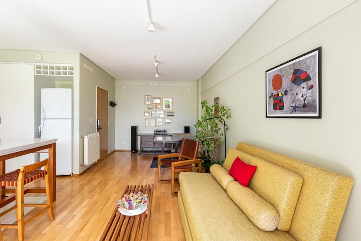 Furnished one-bedroom apartment with terrace in Belgrano