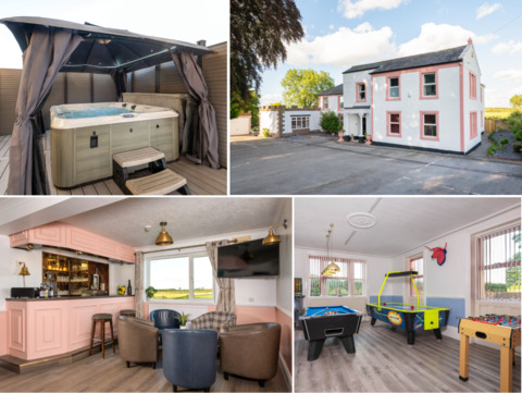 Big Pink House | 15+ | Hot Tub | Games Room