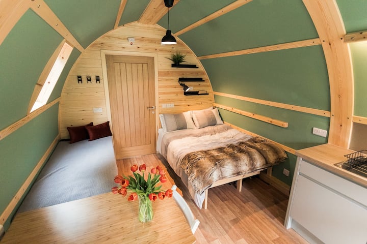 Cabin Interior with double bed 