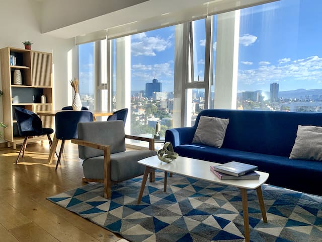 Exclusive Condesa: Rooftop+ Pool+ Gym+KingBed