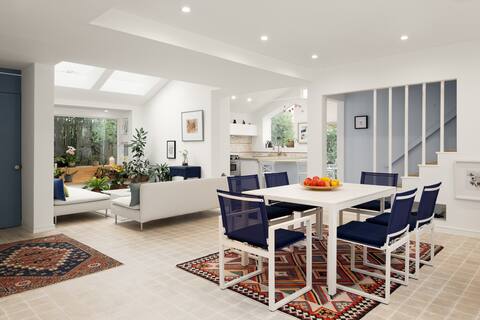 Greek islands inspired 3 bedrooms home