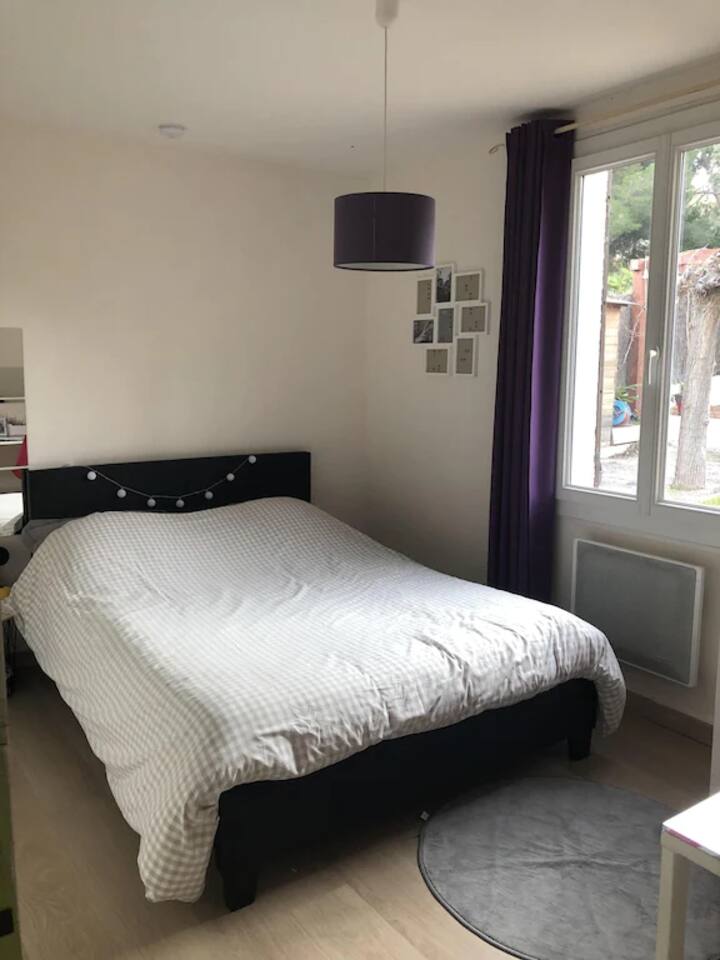 Dormitorio «Fille» en el lado sur.