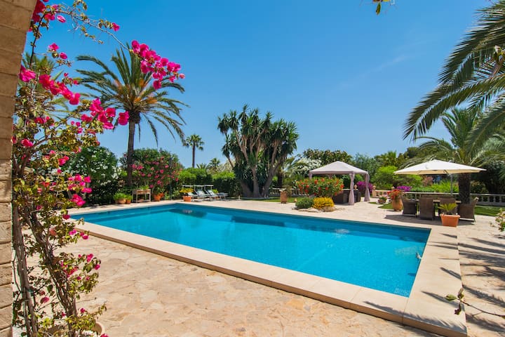 Hideaway with 100m² Pool in a Green Oasis