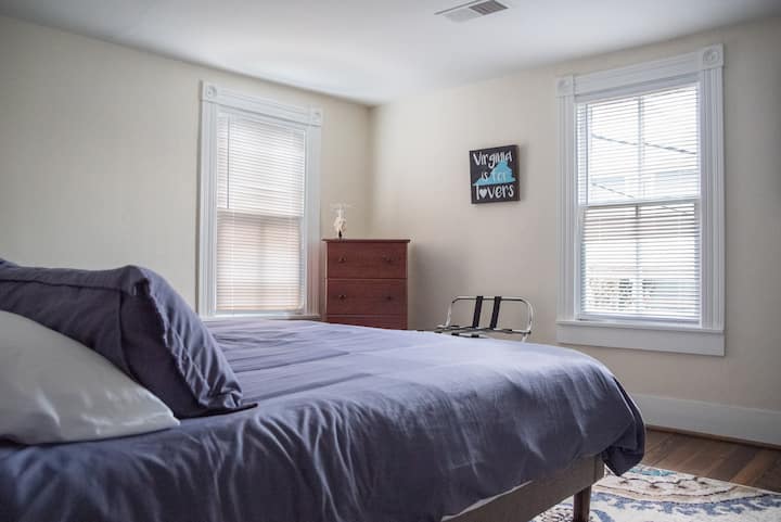 One of the bedrooms.  King bed and attaches directly to the big bathroom.