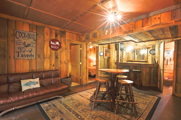 Family room on lower level