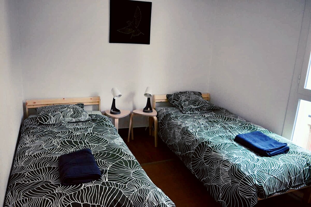 Chumba cha kulala 3Colibri - vitanda 2 vya mtu mmoja