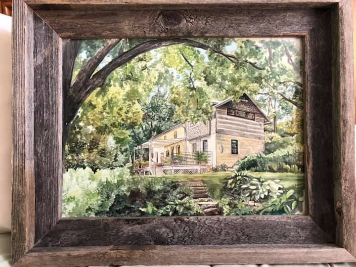 Unique 1860's Stone House Rural Retreat for Gals! Houses for Rent in