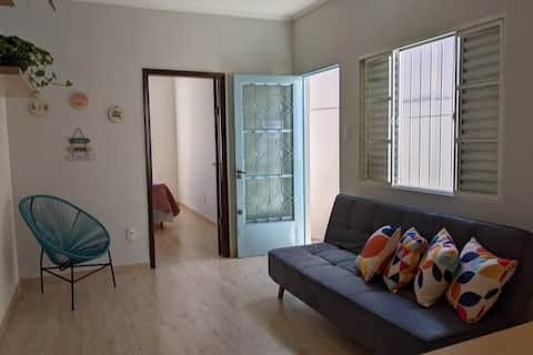 Successful Airbnb property: Cozy house in the center of Passos in Passos