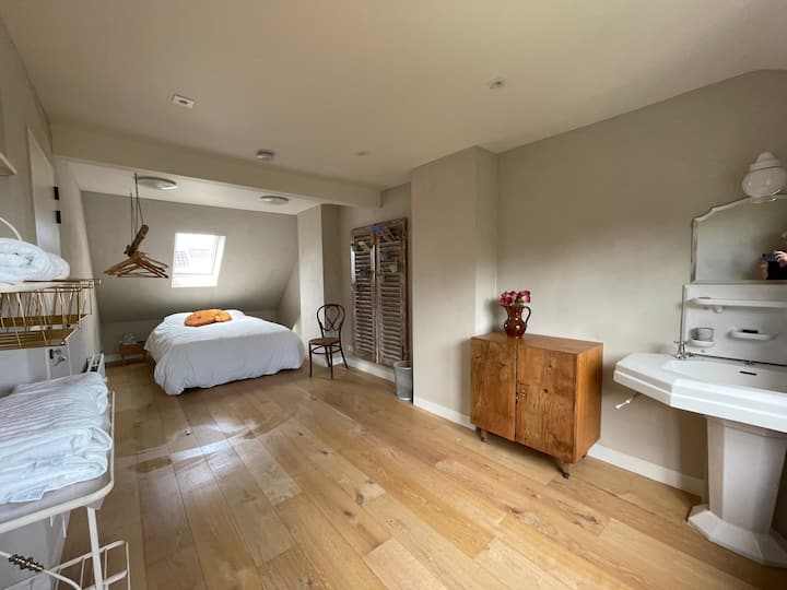 The sleeping room