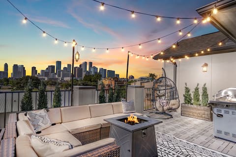 Popular Airbnb listing: Luxury Downtown Home w Rooftop Deck in the Skyline in Downtown
