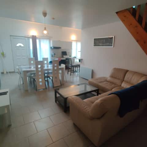 Friendly house with 3 bedrooms.