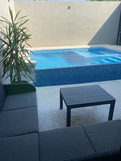 House with a private pool