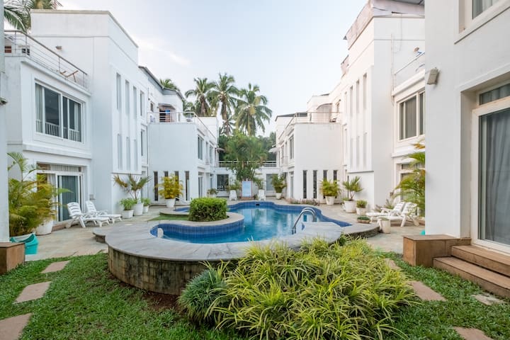 Snowdrop- Exquisite 3BHK Villa with Pool- Candolim